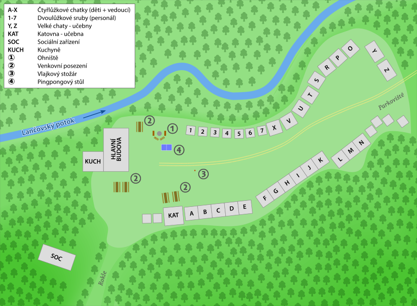 Mapa tábora